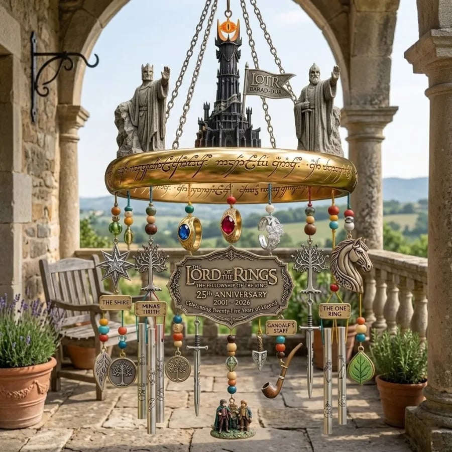 25th Anniversary Wind Chimes for The Lord of the Rings: The Fellowship of the Ring(2001-2026)