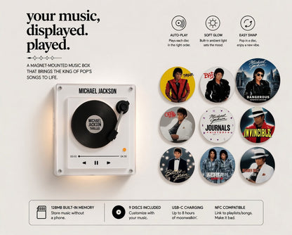 Magnetic Levitating Music Player – Creative Bluetooth Speaker & Home Decor