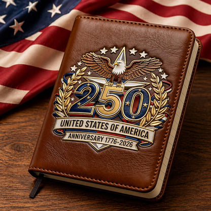 🎁Father's Day gift 一 USA 250th Anniversary Notebook & Pen Set, 1776-2026 Patriotic Gift