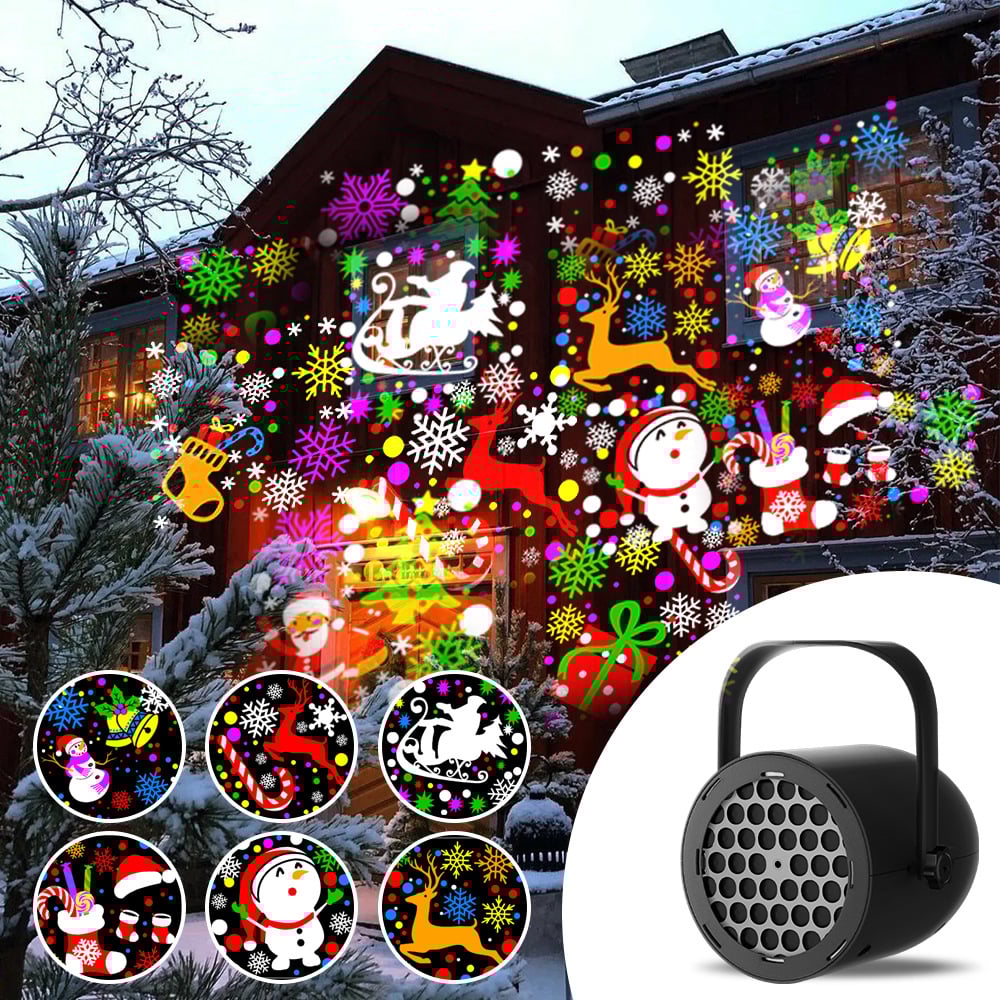 Title: Magical Christmas LED Projector Light | 16 Festive Patterns | Indoor & Outdoor Holiday Decor