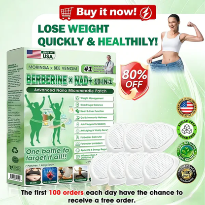 🧑‍⚕️🩺 Moringa · Berberine × 𝟏𝟎-𝐢𝐧-𝟏 𝐀𝐝𝐯𝐚𝐧𝐜𝐞𝐝 𝐍𝐚𝐧𝐨 𝐌𝐢𝐜𝐫𝐨𝐧𝐞𝐞𝐝𝐥𝐞 𝐏𝐚𝐭𝐜𝐡 — 𝐎𝐧𝐜𝐞 𝐃𝐚𝐢𝐥𝐲, 𝐕𝐢𝐬𝐢𝐛𝐥𝐞 𝐑𝐞𝐬𝐮𝐥𝐭𝐬 𝐢𝐧 𝟕 𝐃𝐚𝐲𝐬
