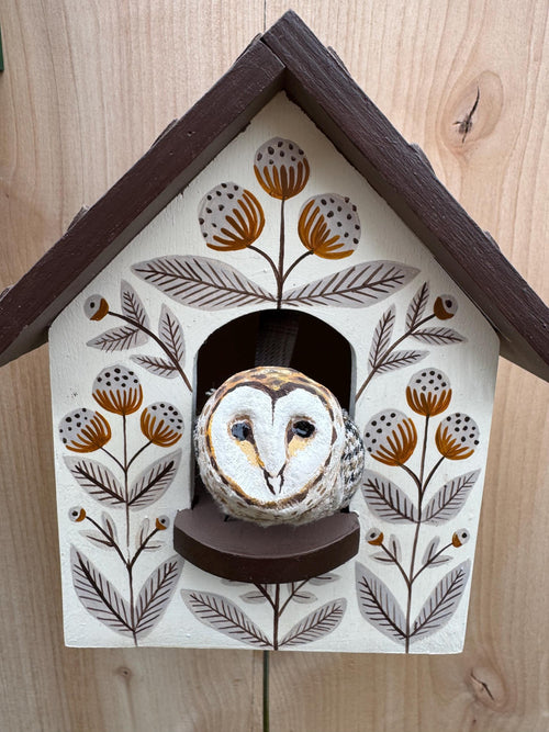 🔥🦉Whimsical Kinetic Art Birdhouse Wall Decor (🔥Same as in the video)