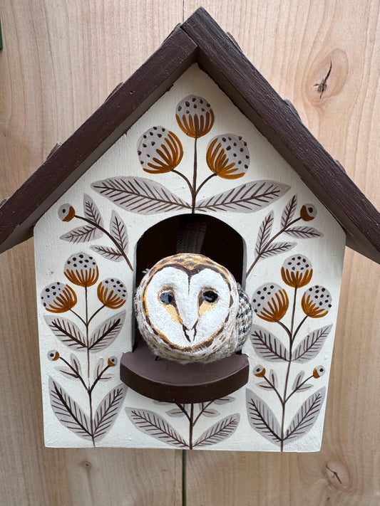 🔥🦉Whimsical Kinetic Art Birdhouse Wall Decor (🔥Same as in the video)