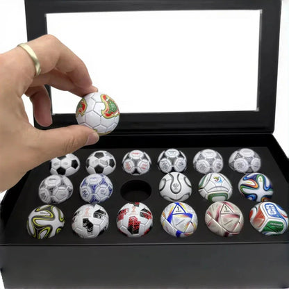 🏆 Handcrafted Mini Soccer Ball Collection (1970–2026)