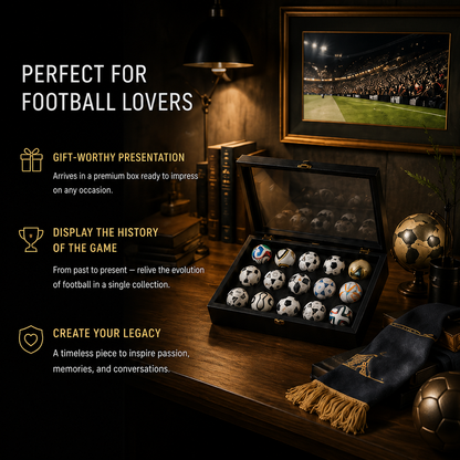 🏆Flash Sale 5K+ SOLD!⚽15 Pcs Classic Football Collectible Gift Sets from 1970 to 2026 World Football Cup