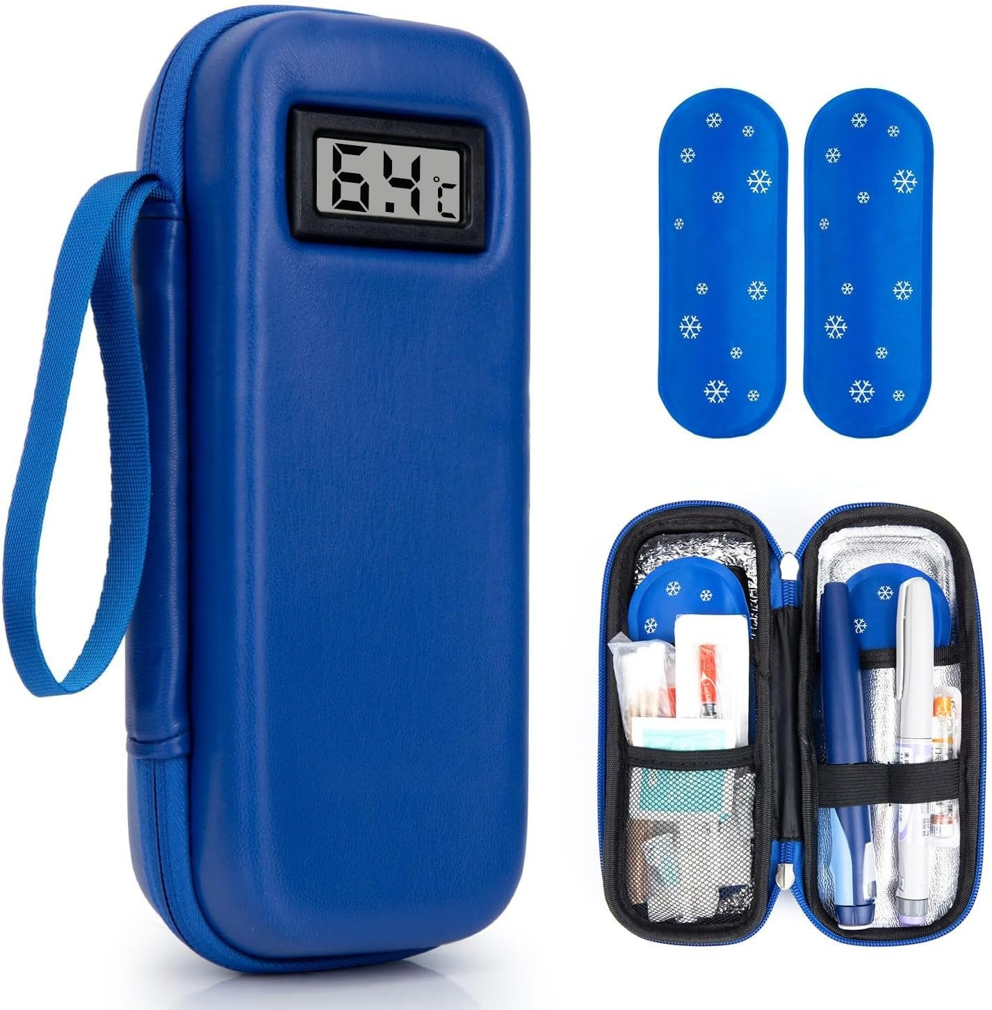✨ NUR HEUTE: 49 % RABATT 🔥 Insulin-Kühltasche mit Temperaturanzeige