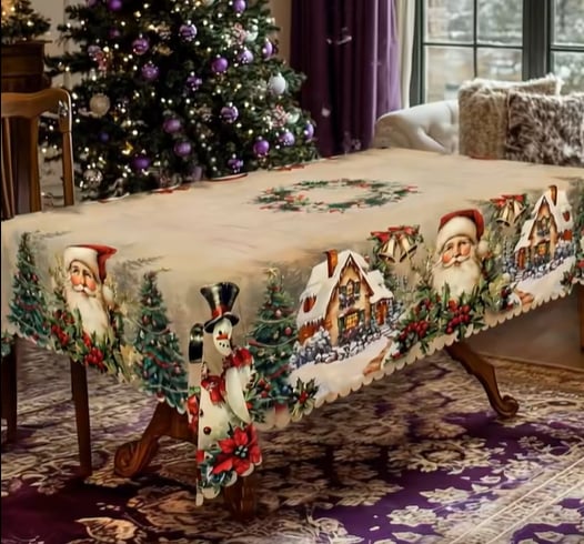 🎁The Best Christmas Gift🔥Christmas Tablecloth