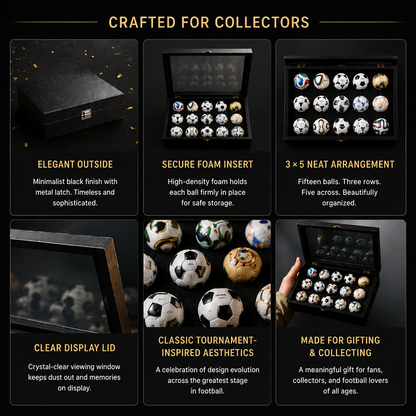 🏆Flash Sale 5K+ SOLD!⚽15 Pcs Classic Football Collectible Gift Sets from 1970 to 2026 World Football Cup