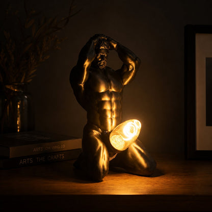 50% OFF🔥 💡 Bold Male Figure Table Lamp 🖤