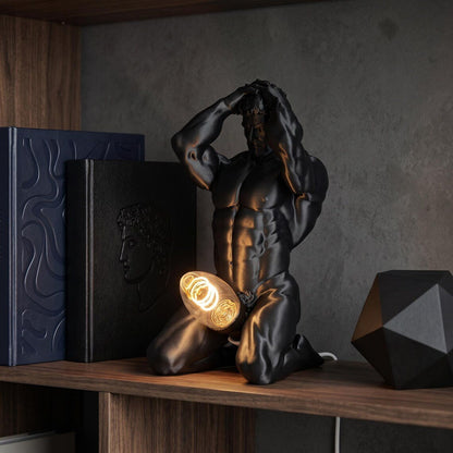 50% OFF🔥 💡 Bold Male Figure Table Lamp 🖤