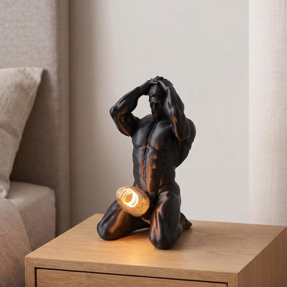 50% OFF🔥 💡 Bold Male Figure Table Lamp 🖤