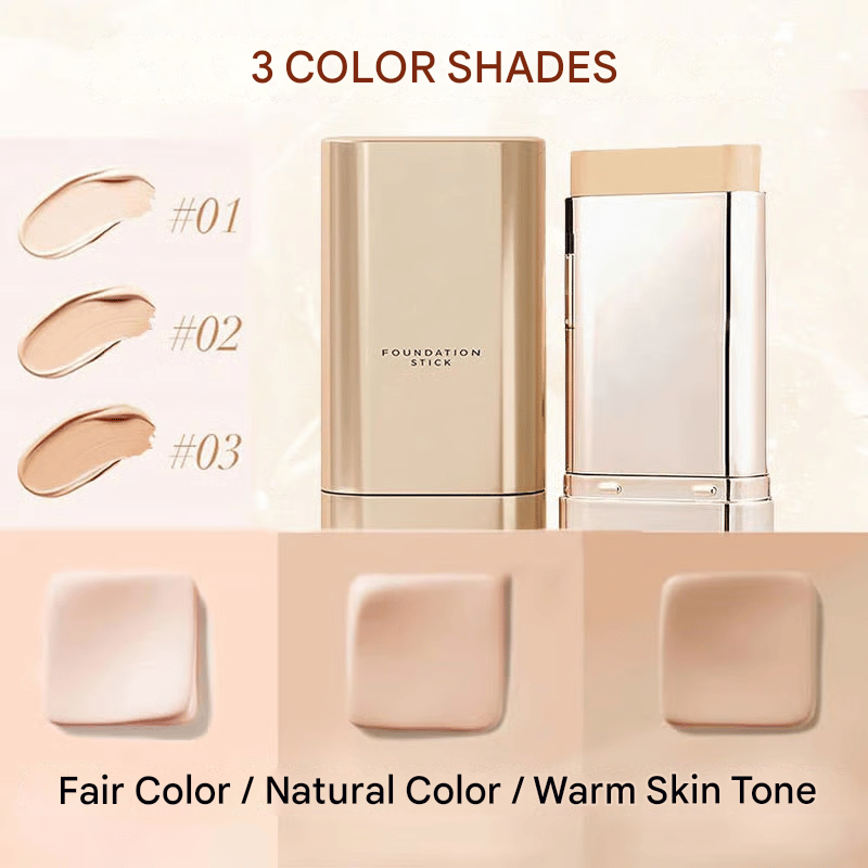✨Double-ended stick foundation, flawless and long-lasting.