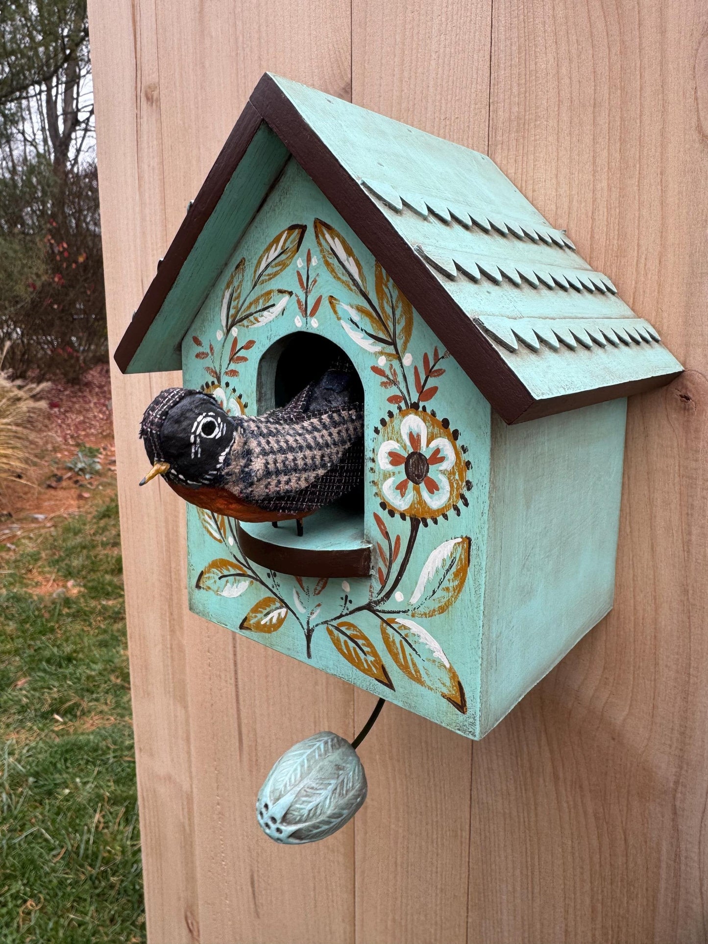 🔥🦉Whimsical Kinetic Art Birdhouse Wall Decor (🔥Same as in the video)