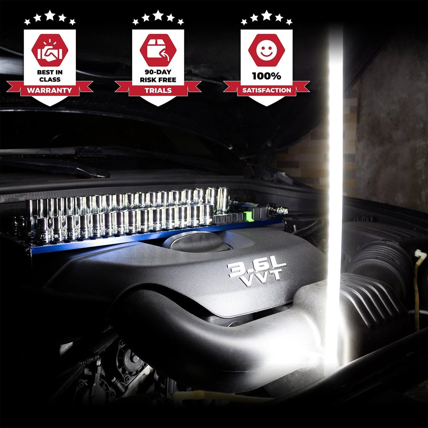 🔥Last Day 49% OFF -FlexPro LED Flashlight Stick-🔋Extra-long battery life-7 hours