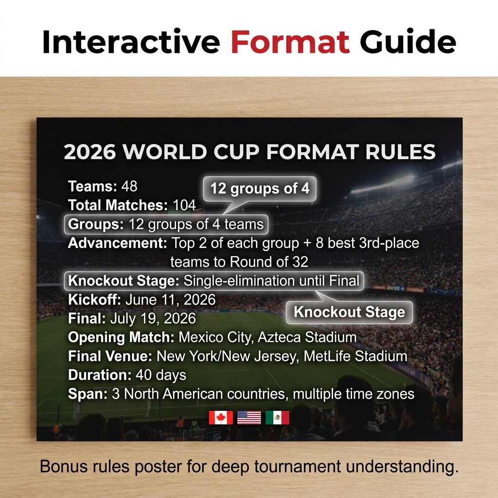 🔥Last Day: Buy 2 Get 1 Free - 🗓️ ⚽ 2026 World Cup Poster Set|Group Stage & Knockout Posters (23.6” x 35.4”)