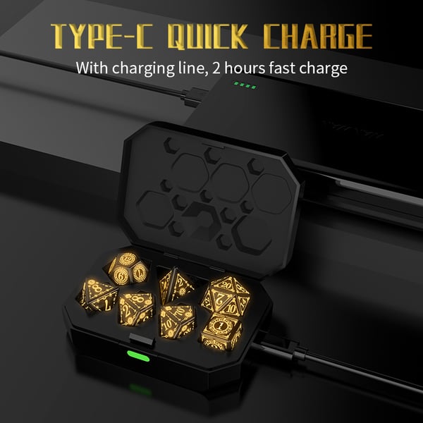 🔥CHRISTMAS SPECIAL PRICE 70% OFF-MOTION ACTIVATED LED BREATHINE DICE