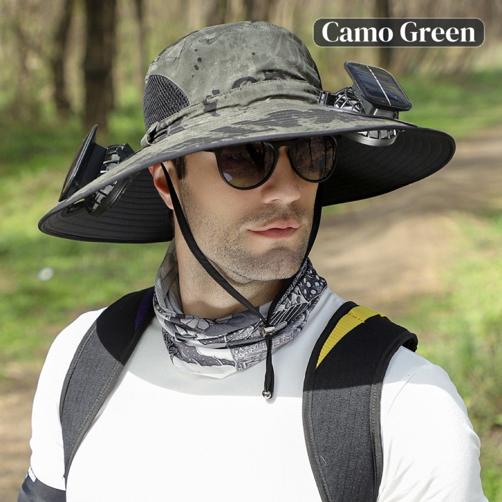 Solhalo FanHat™ Solar-Powered Cooling Hat