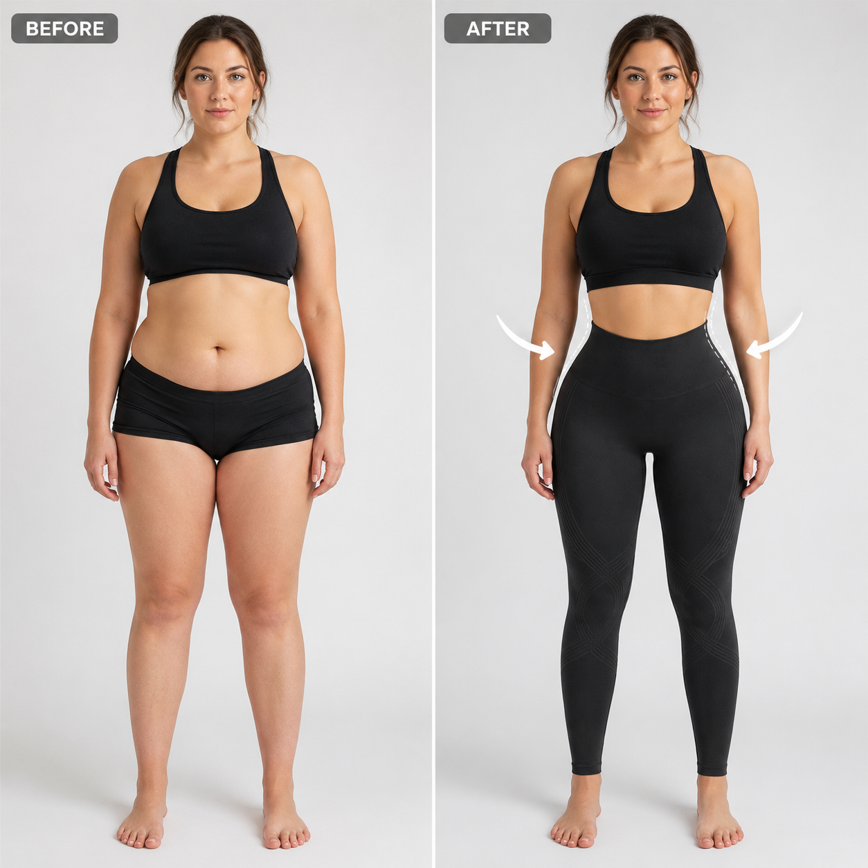 The world's only patented 3D micro-massage leggings — clinically tested to boost circulation 30% and visibly smooth cellulite in just 30 days.