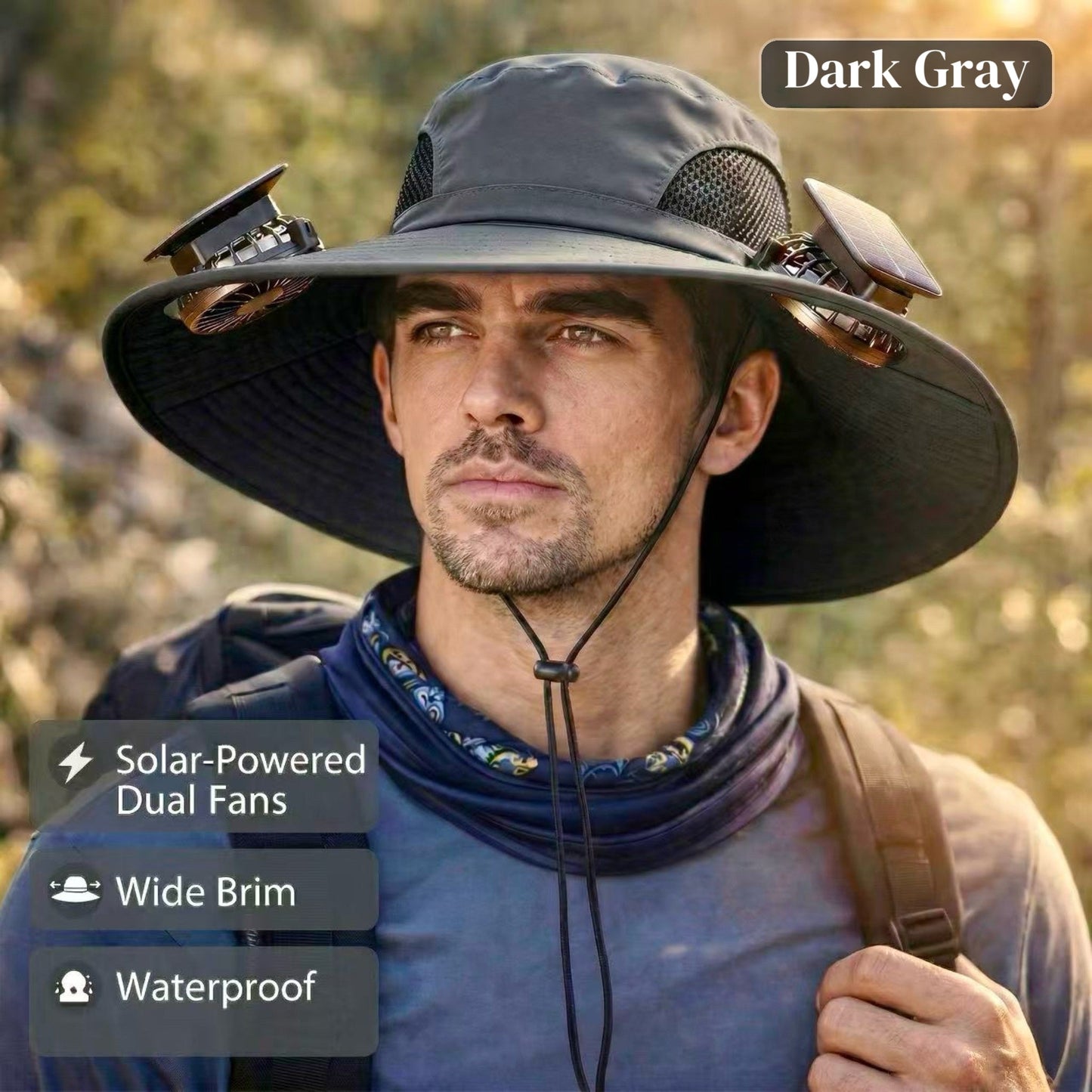 Solhalo FanHat™ Solar-Powered Cooling Hat