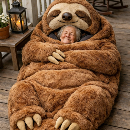 🔥Hot Sale 50% Off🌟 Fluffy Animal Sleeping Bag – Soft, Warm -Ready Cozy