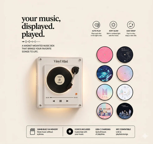 Magnetic Levitating Music Player – Creative Bluetooth Speaker & Home Decor