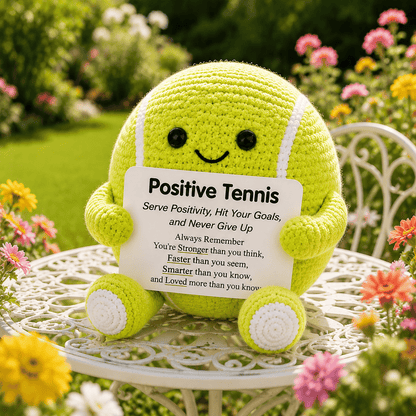 🔥Last Day: BUY 3 GET 1 FREE - ⚽ Positive Soccer Buddy|Handmade Crochet Encouragement Gift 💚