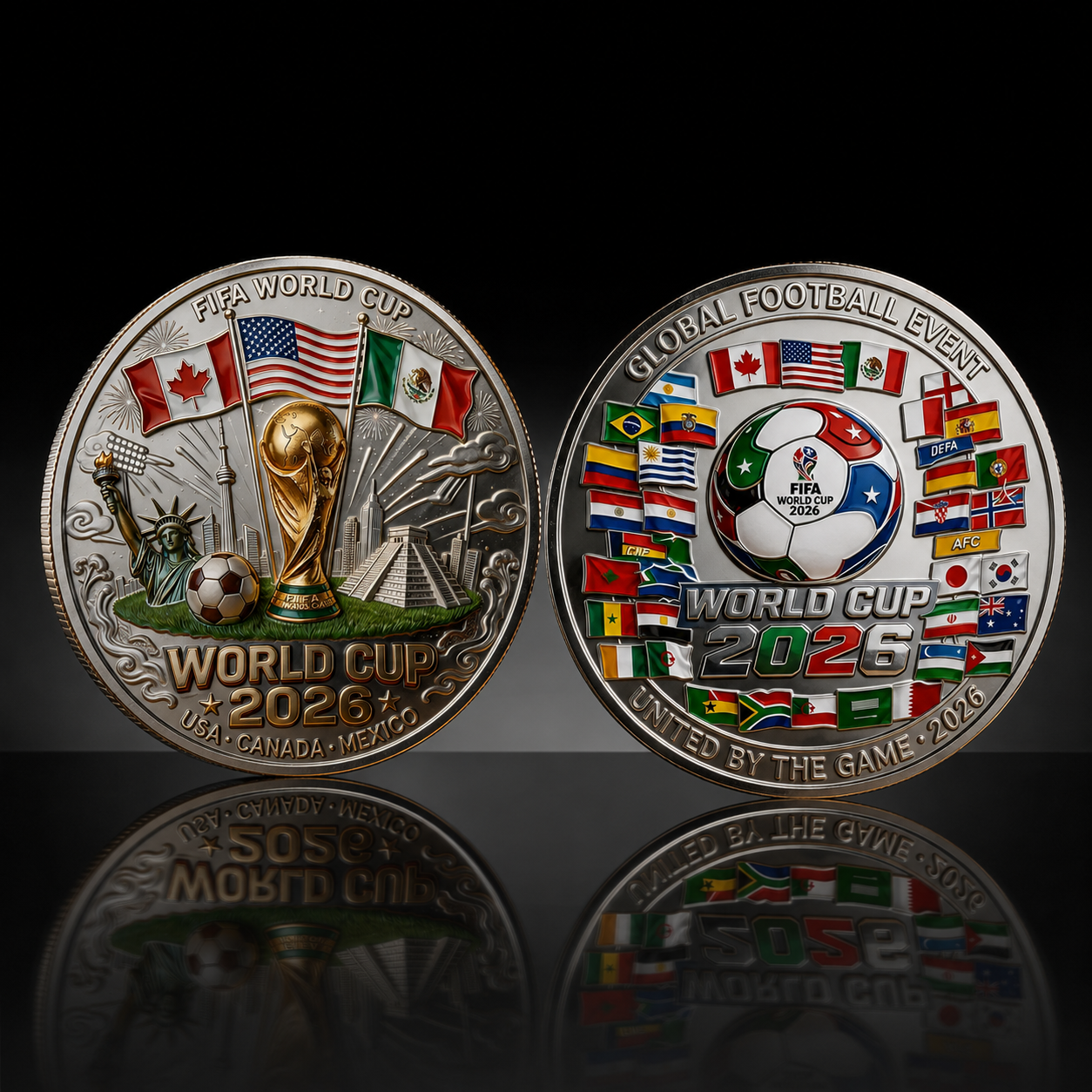 Fifa World Cup 2026 Tri-Nations legacy Coin