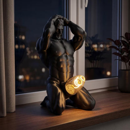 50% OFF🔥 💡 Bold Male Figure Table Lamp 🖤