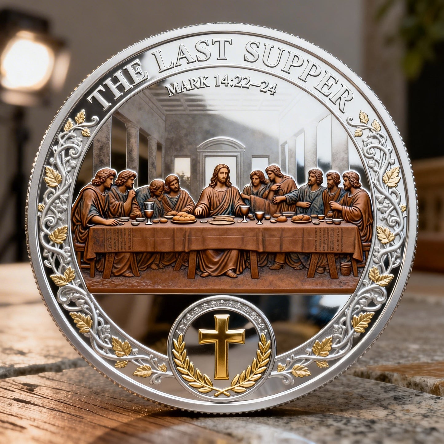 ❤️Last Day 50% OFF - ✝️ The Last Supper Christian Commemorative Coin