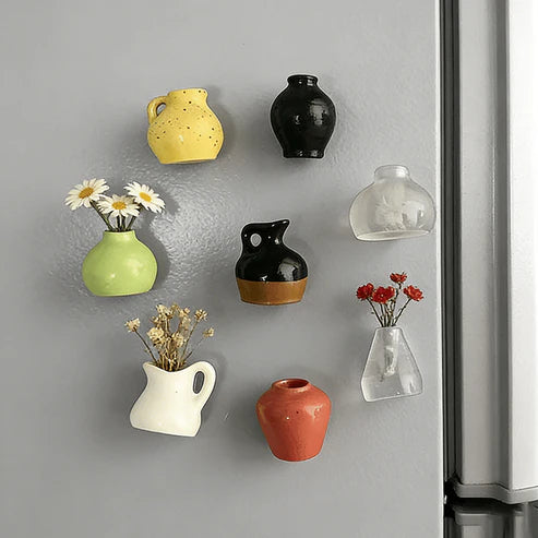 🎁Last Day Sale 49% OFF🌸 Mini Ceramics Vase Fridge Magnet