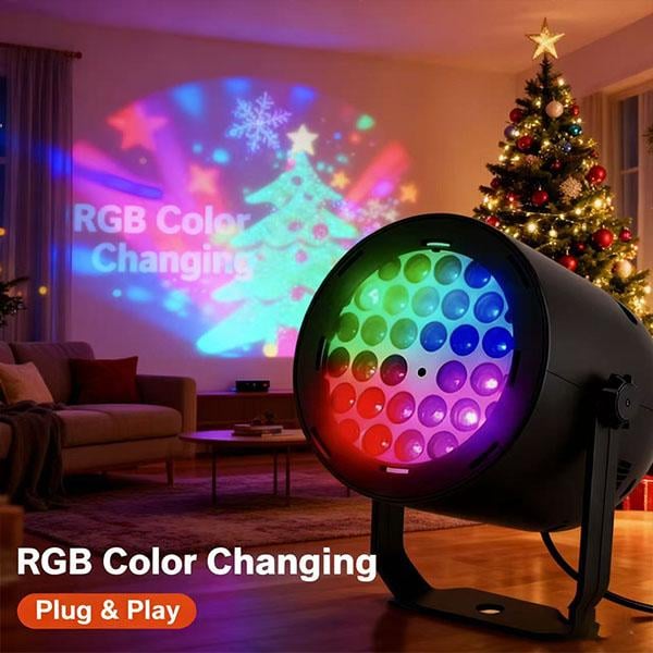 Title: Magical Christmas LED Projector Light | 16 Festive Patterns | Indoor & Outdoor Holiday Decor