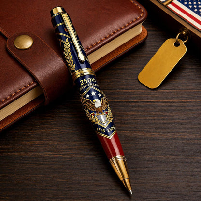 🎁Father's Day gift 一 USA 250th Anniversary Notebook & Pen Set, 1776-2026 Patriotic Gift