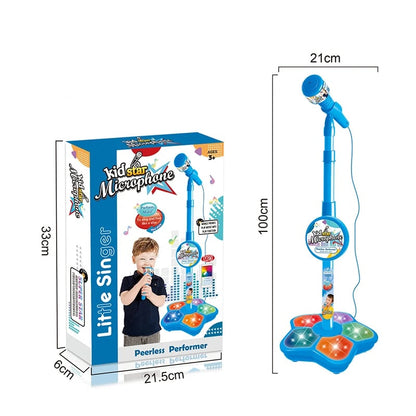 🎄Christmas Sale 49% OFF! 🎤Microphone Toy, Karaoke Machine Toy with Light🎁Perfect Gift for Children🎁