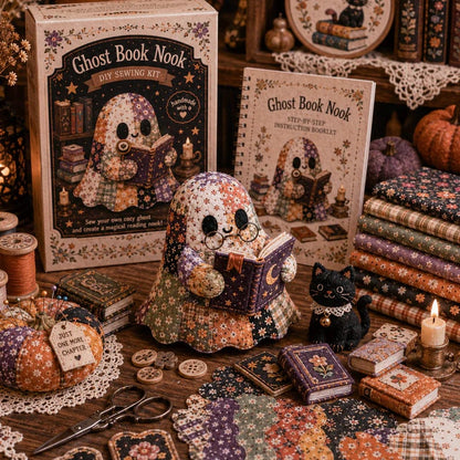 🔥LAST DAY 50% OFF - 👻Little Ghost’s Cozy Halloween DIY Patchwork Kit