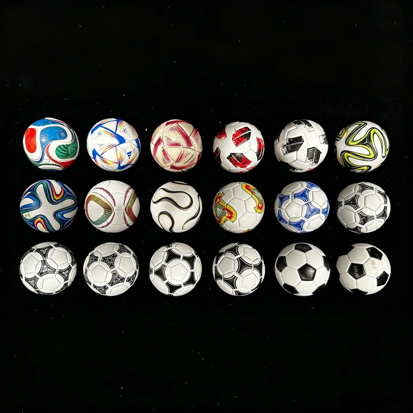 🏆 Handcrafted Mini Soccer Ball Collection (1970–2026)