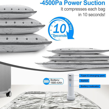 🔥 LETZTER TAG 49% RABATT–Kabelloses Reise-Vakuum-Kompressionsbeutel-Set