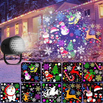 Title: Magical Christmas LED Projector Light | 16 Festive Patterns | Indoor & Outdoor Holiday Decor