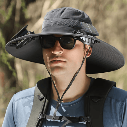 🌞Ultralight Solar Fan Sun Hat with Mist Spray – ✨Lighter Than a Baseball! ⚾(📦Buy 2 Free Shipping)