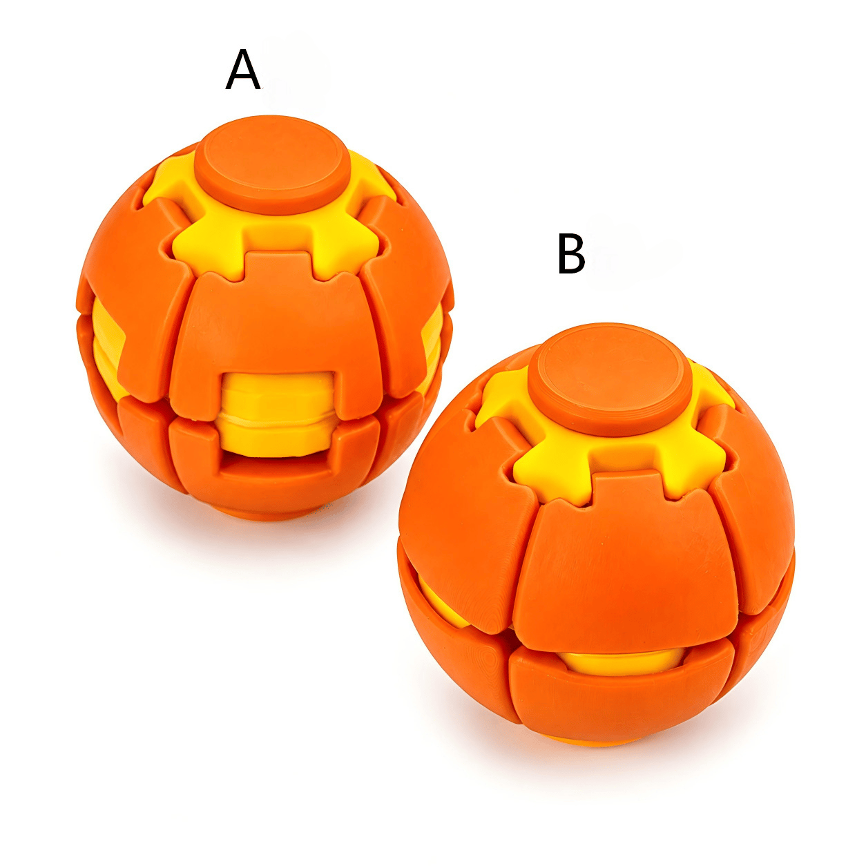 Press-to-Spin Stress Relief Fidget Ball