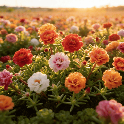 🌸Moss Rose Seeds – 🌿Perennial Flower Seeds / Large Flowers / Easy to Grow