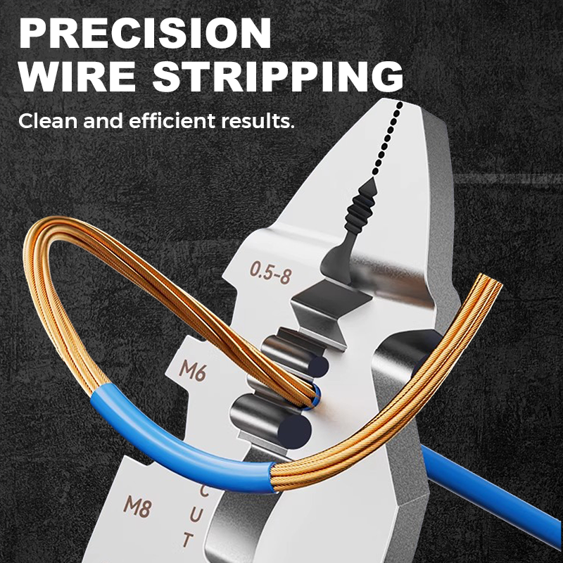 🔧16-In-1 Foldable Stainless Steel Wire Stripper