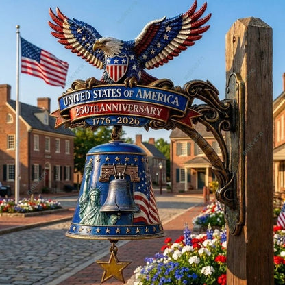 🦅USA 250th Anniversary Patriotic Wall Bell